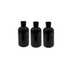 Natural Farms 4 oz Black Boston BPA FREE Bottles -