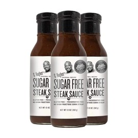 G Hughes Steak Sauce, Sugar Free, Gluten Free, 13 Ounces (Pack Of 6)