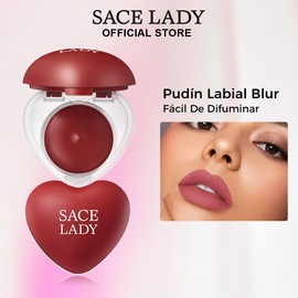 SACE LADY Lip Pudding en Tarro – Tinta Labial Mate Suave con Efecto Blur, Transfer-Proof, Textura Ligera Hidratante, Difuminable y Multiuso,P04 Muted Orchid