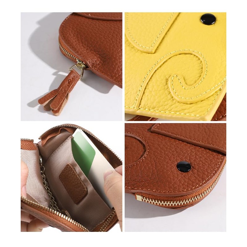 Women's Coin Purse, Cute Elephant Shape, Ultra Light Wallet, Mini