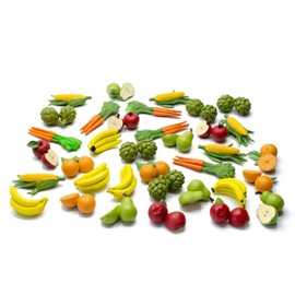 Miniblings 35 x Vegetable Fruit Shop Food Figurine Apple Banana