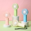 Woanger 100 Pcs Mini Portable Handheld Fan Bulk with Rope