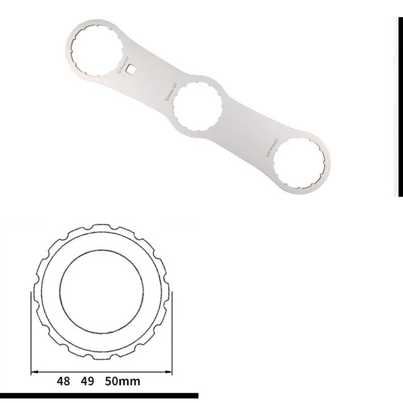 HOUSON Bicycle Centerlock Tool, Bottom Bracket Tool, Stainless Steel Bottom