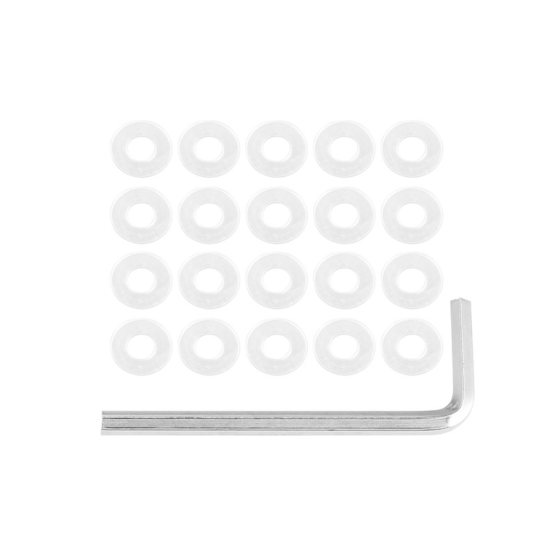 Motoforti 20pcs M5 Motorcycle Windscreen Screw Fairing Windscreen Bolt Green