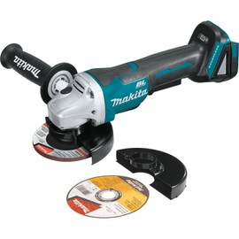 Makita XAG11Z 18V LXT® Lithium-Ion Brushless Cordless 4-1/2” / 5" Paddle Switch Cut-Off/Angle Grinder, with Electric Brake, Tool Only