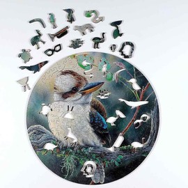 Twigg Puzzle Wooden Jigsaw Puzzle 202 Pieces - Kookaburra