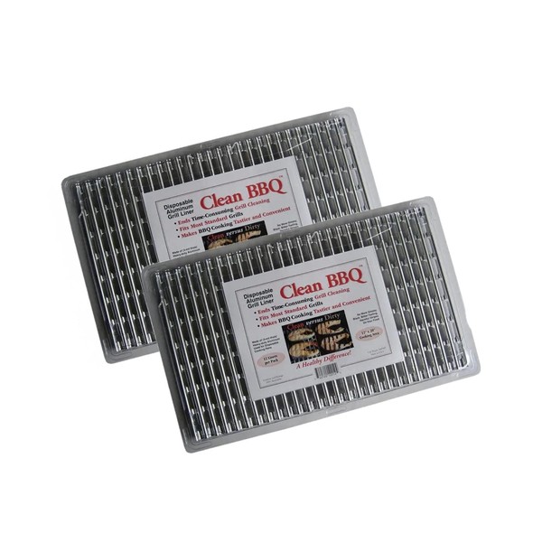 Clean BBQ - Disposable Aluminum Grill Liners Set of 24
