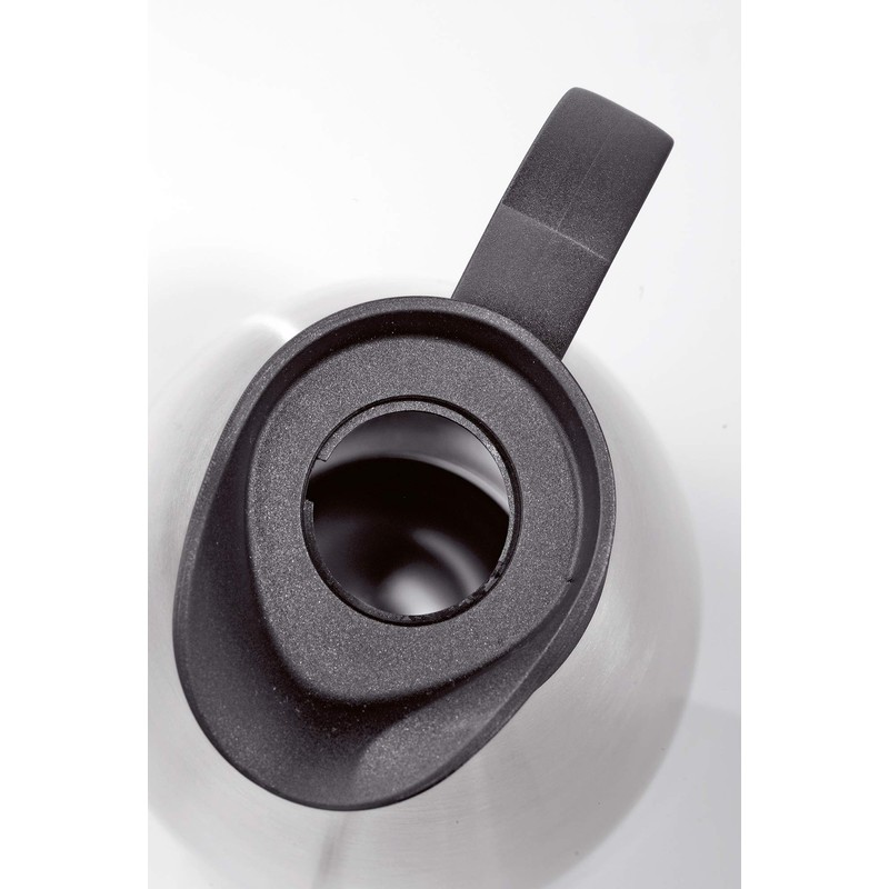 Esmeyer Isolierkanne Thermoart 1,5 Liter, Edelstahl, Silber/schwarz