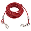 Dog Tie Out Cable Steel Wire Double Head Bite Resistant