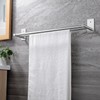 Taozun 24-Inch Bathroom Towel Bar Self Adhesive Double Towel Rack