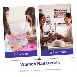 KICHOUSE 10 Sheets Decorative Vintage Stickers DIY Scrapbook Craft Nail Art Stickers Decal Luggage Laptop