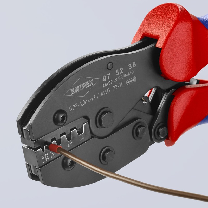 KNIPEX 97 52 38 5-Position Contact Crimping Pliers