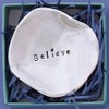 Basic Spirit BW-20 Believe, Boxed Charm Bowl, 2-inch Diameter