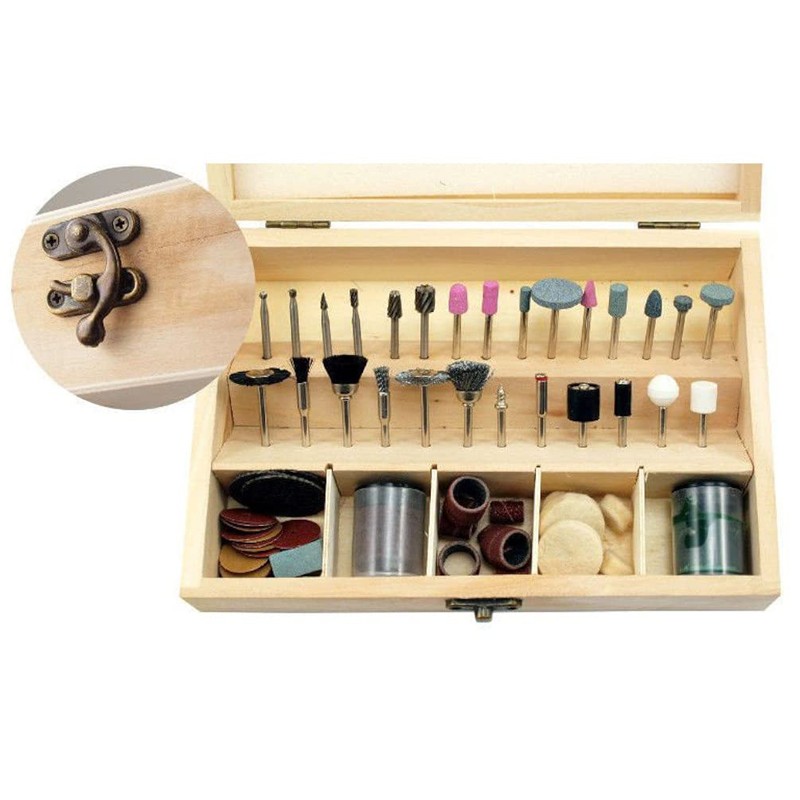 100-tlg Minitool Mini-Bohrmaschine Combitool Schleifer Zubehör Schleifstift Set