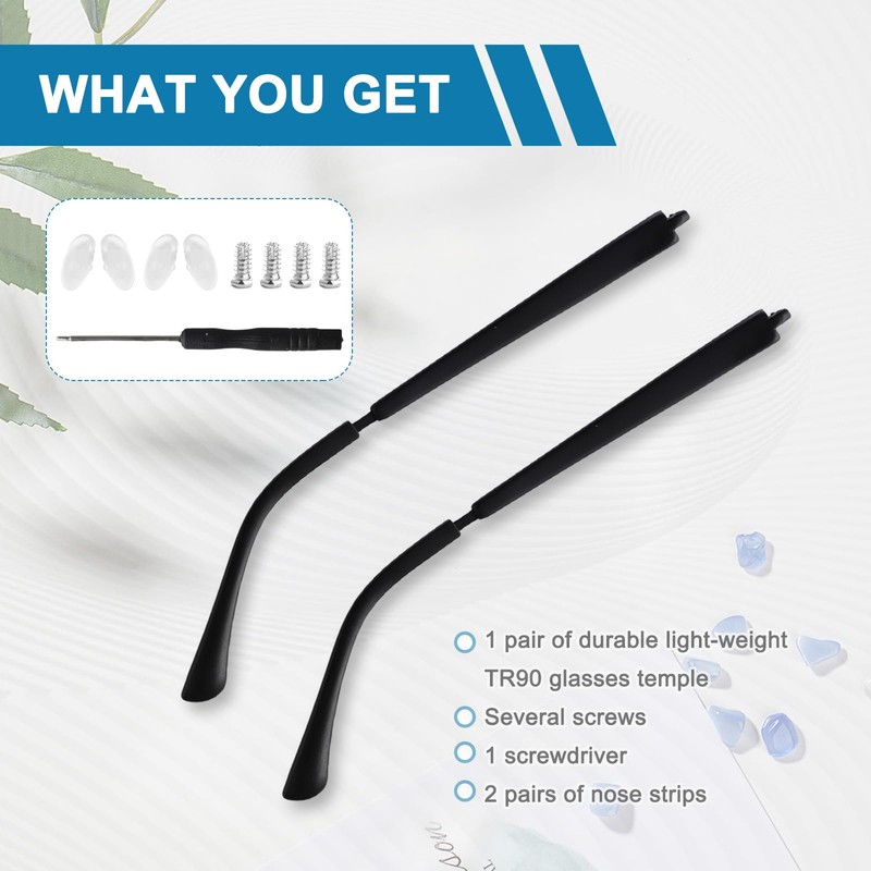Glasses Arm Replacement Temples for Eyeglass Temple Arms Eyeglasses Parts