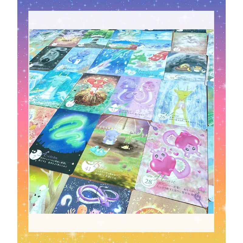 (Japanese Language) Dragon Raffle Card with Japanese Instruction Manual (Oracle