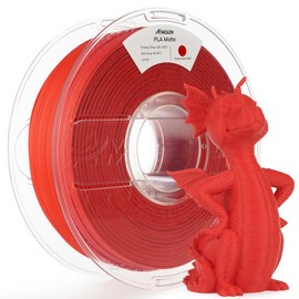 AMOLEN Matte Filament, PLA Filament 1.75mm,3D Printer Filament +/- 0.03mm,1kg/2.2lbs:_Matte Watermelon Red_US (TO US ONLY)