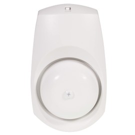 Sundi - Electromechanical wired doorbell 230 V, plastic housing, interference-free, bell with volume control of 85 dB, white DNS-001 / N-BIA