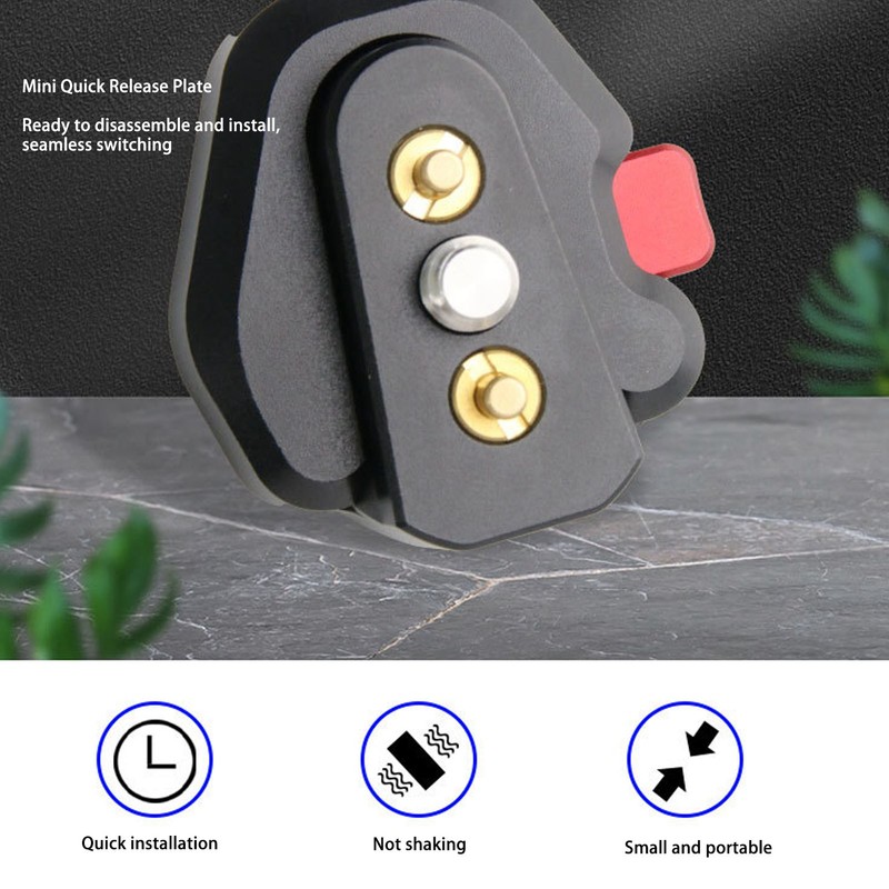 Mini Quick Release Base Plate Aluminum Alloy Quick Release Plate