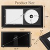 Dunkive 2 Pcs 13.7" x 7.5" CD Frame Display Case