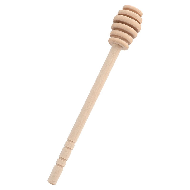 50Pcs/set Household Wooden Jam Honey Dipper Jar Dispensing Collecting Stirring