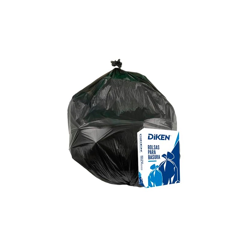 DIKEN Bolsas de Basura Biodegradables Grande | 101x120cm | Color