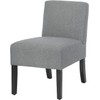 FDW Living Room Chairs,Modern Armless Accent Chairs w/ Solid Wood