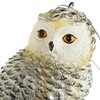 com-four® LED Owl Figurine with Glass Ball - LED Lighting
