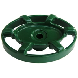 LASCO 01-5151 Oval Shaped Replacement Handle for Outside Hose and Garden Valves with 12 Point Round Broach and Arrowhead Brand, Green