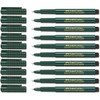 Faber-Castell Fibre Pen, Fine-Pen 1511, 0.4 mm, black, 10 Stifte
