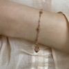18k Ball&Ball Bracelet Daily Heart Point Silver Silver / 18k