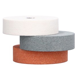 Carbide Grinding Wheel Set - Outer Diameter of 75mm and Inner Hole of 10mm - with 3 Wheels for Metal Ceramic Wood