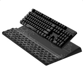 Ospelelf Wrist Support for Keyboard, Keyboard Stand with Wrist Rest, Comfy Ergonomic Keyboard Riser Holder for Office Home
