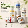 Kit Hábitos Saludables Bioherb Fibra, Metabolismo, Rutina