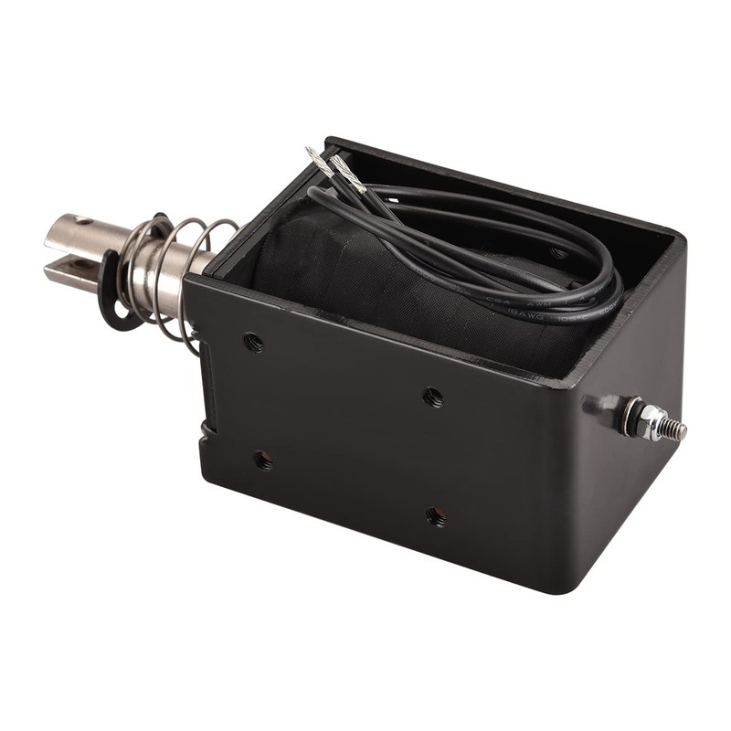 Heschen Solenoid Electromagnet, HS-1683B, DC12V 8.9A, 25mm Stroke, Force 80N,