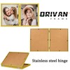 ORIVAN 8x10 Double Picture Frames Hinged Folding Photo Frames Vertical