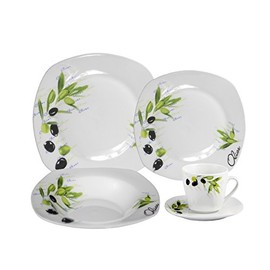 Porcelain Olive Dinnerware 20-piece Set