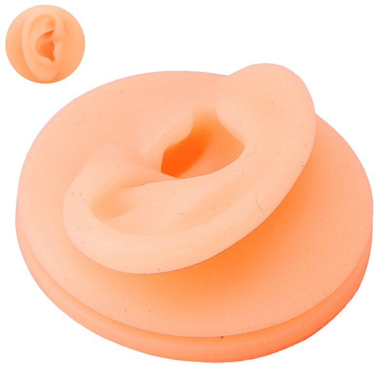 Silicone Ear Acupuncture Practice Model Reusable Simulation Ear Display Model