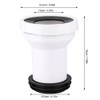 Toilet Drain Pipe Adapter, Plastic Toilet Sewer Drain Pipe Installation