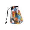 HELLO NRC Drawstring Golf Ball Case, Golf Ball Pouch, Tennis