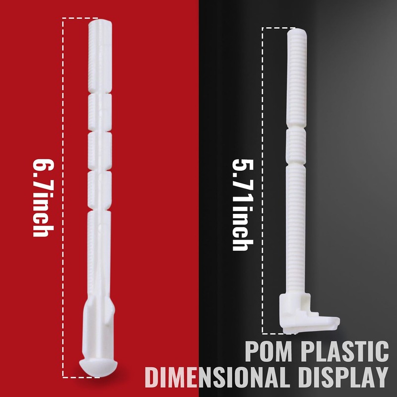 PuritySage Wall Hung Toilet Concealed Flush Plate Handle Rod Set