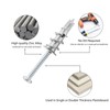 JINTANG Plasterboard Dowels, 40 Pieces, Self-Drilling Plasterboard Dowel Metal with