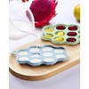 HEOMOONE Baby Food Freezer Tray with Lid 2 Pack, Silicone