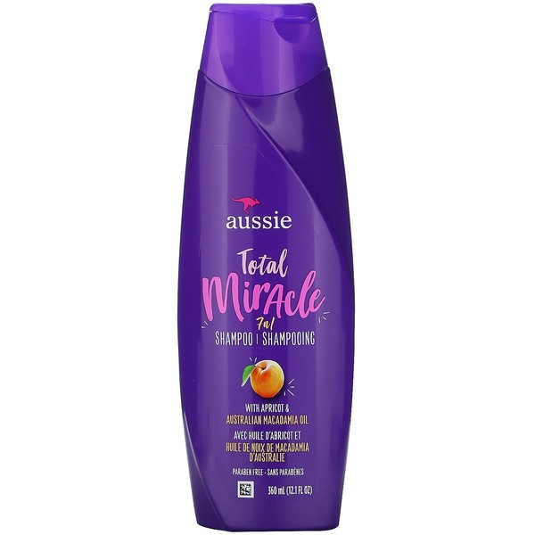 Aussie Total Miracle Collection 7N1 Shampoo, 12.1 Fluid Ounce