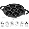 WUWEOT Aebleskiver Pan, Non Stick Appe Grill, 3.15" Appam Maker