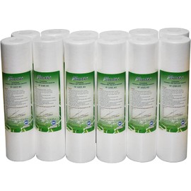 Puroflo 2.5" x 10" 5 Micron Sediment Water Filter Cartridge Pack of 12