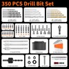 350Pcs Drill Bit Set for Home Repair & Furniture Assembly,