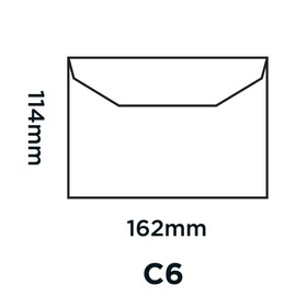 Blake Purely Everyday C6 114 x 162 mm 80 gsm Gummed Mailer Envelopes (13775/50 PR) Manilla - Pack of 50