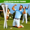 Garegce 70mm 83mm White Wooden Golf Tees 100PCS Sustainable Biodegradable