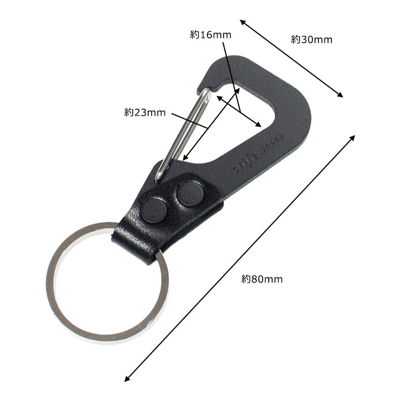 clife GRASP Cliff Key Boulder Key Ring Genuine Leather CF-101,